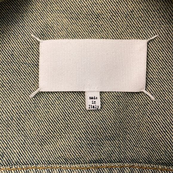 Maison Margiela Vintage Wash Blue Denim Jean Jacket Size 12 New Retails $1245 - Picture 14 of 15